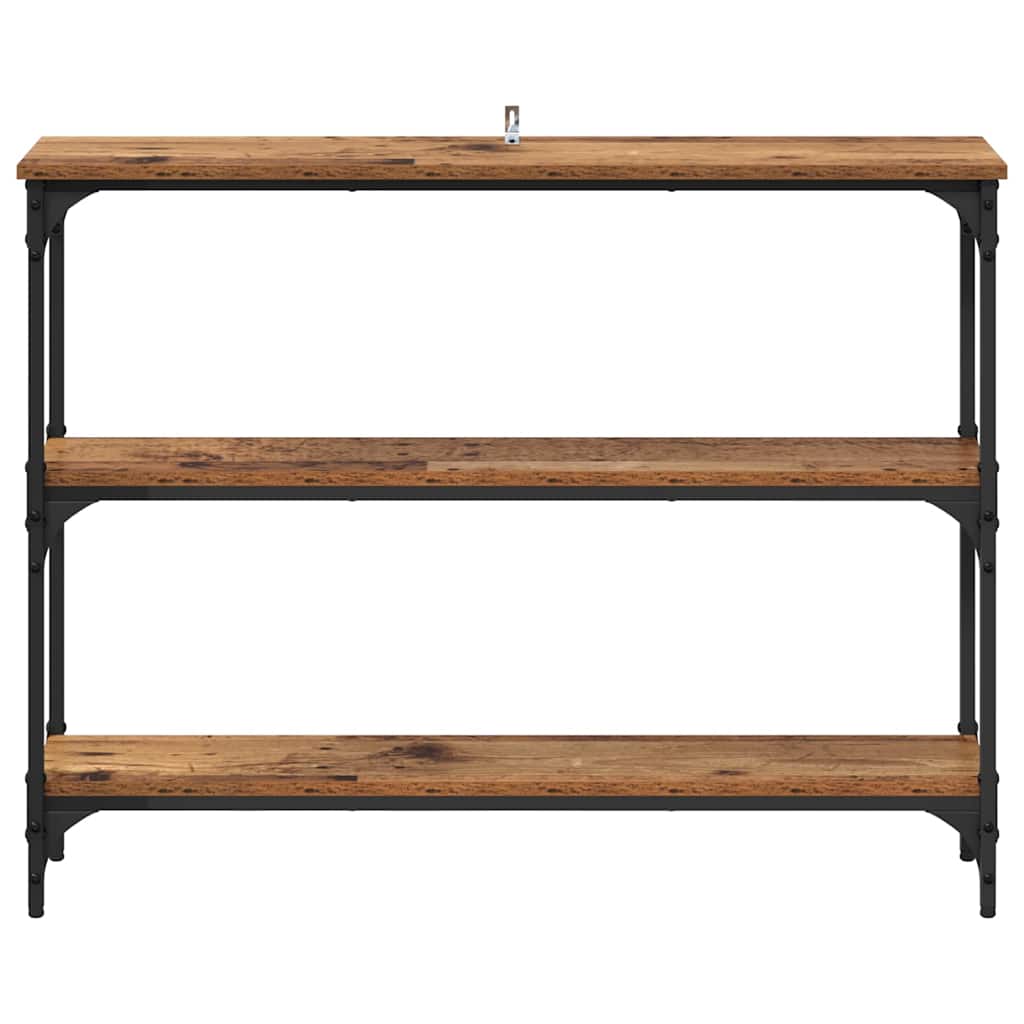 Masă de consolă Lemn vechi 100 x 22.5 x 75 cm Lemn compozit GartenMobel Dekor