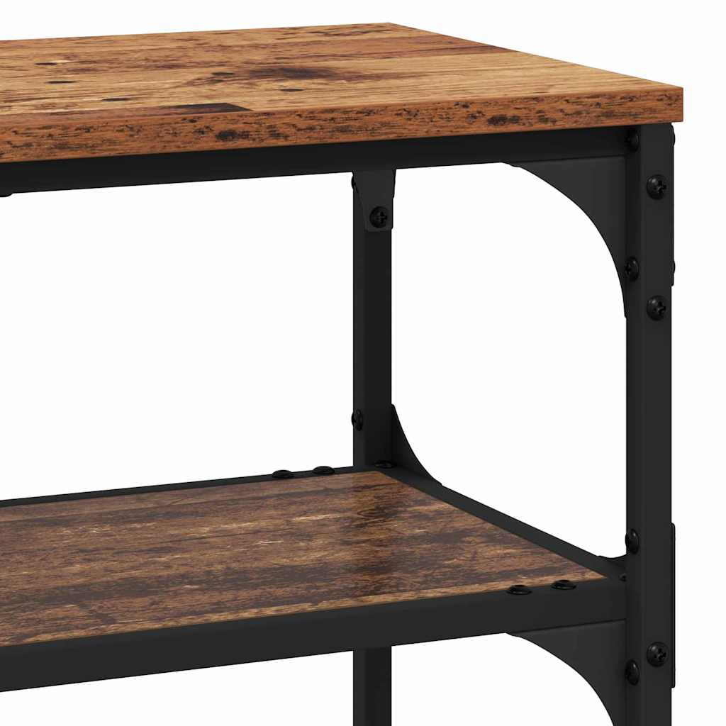 Masă de consolă Lemn vechi 100 x 30 x 75 cm Lemn compozit GartenMobel Dekor