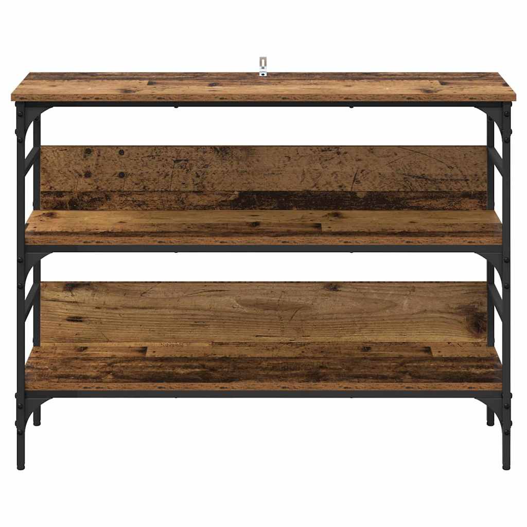 Masă de consolă Lemn vechi 100 x 32 x 75 cm Lemn compozit GartenMobel Dekor