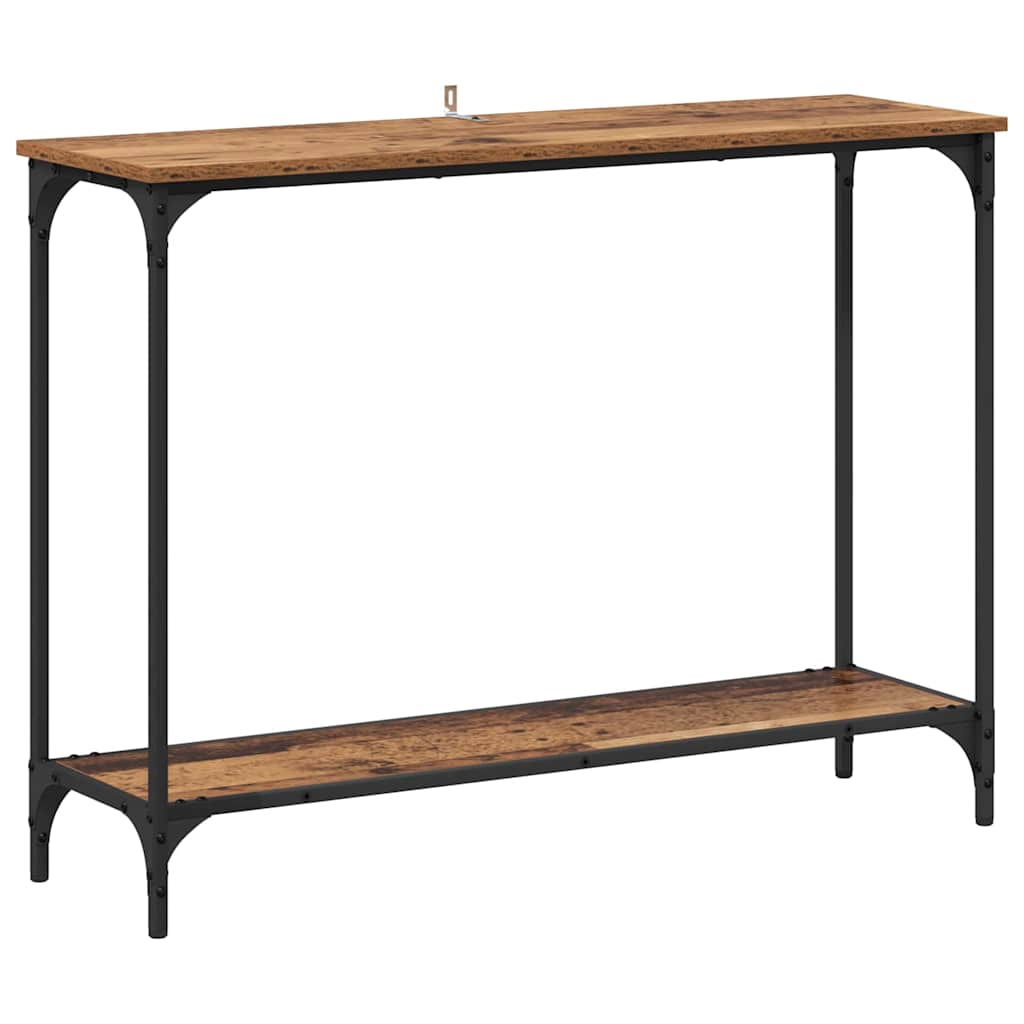 Masă de consolă Lemn vechi 101 x 30.5 x 75 cm Lemn compozit GartenMobel Dekor