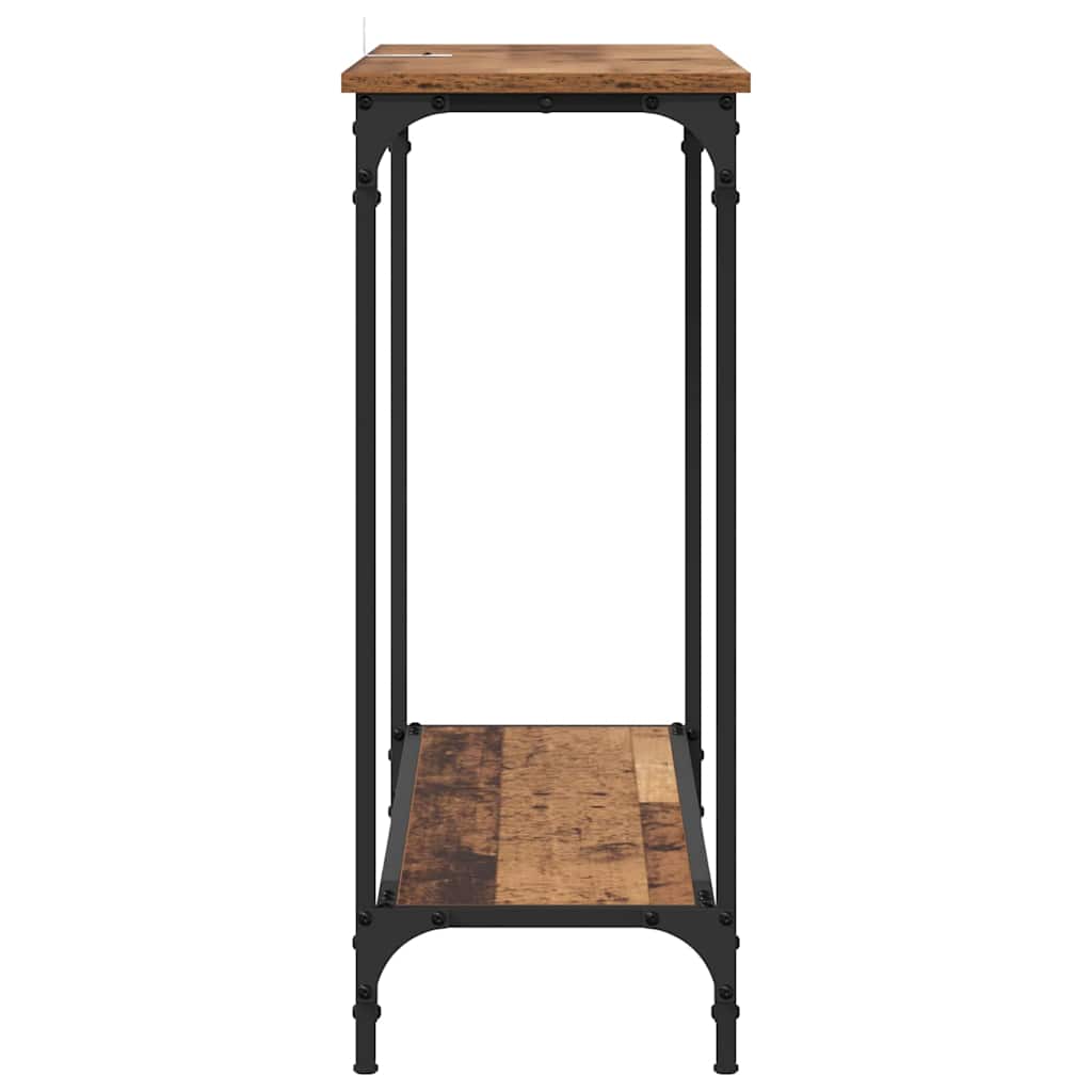 Masă de consolă Lemn vechi 101 x 30.5 x 75 cm Lemn compozit GartenMobel Dekor