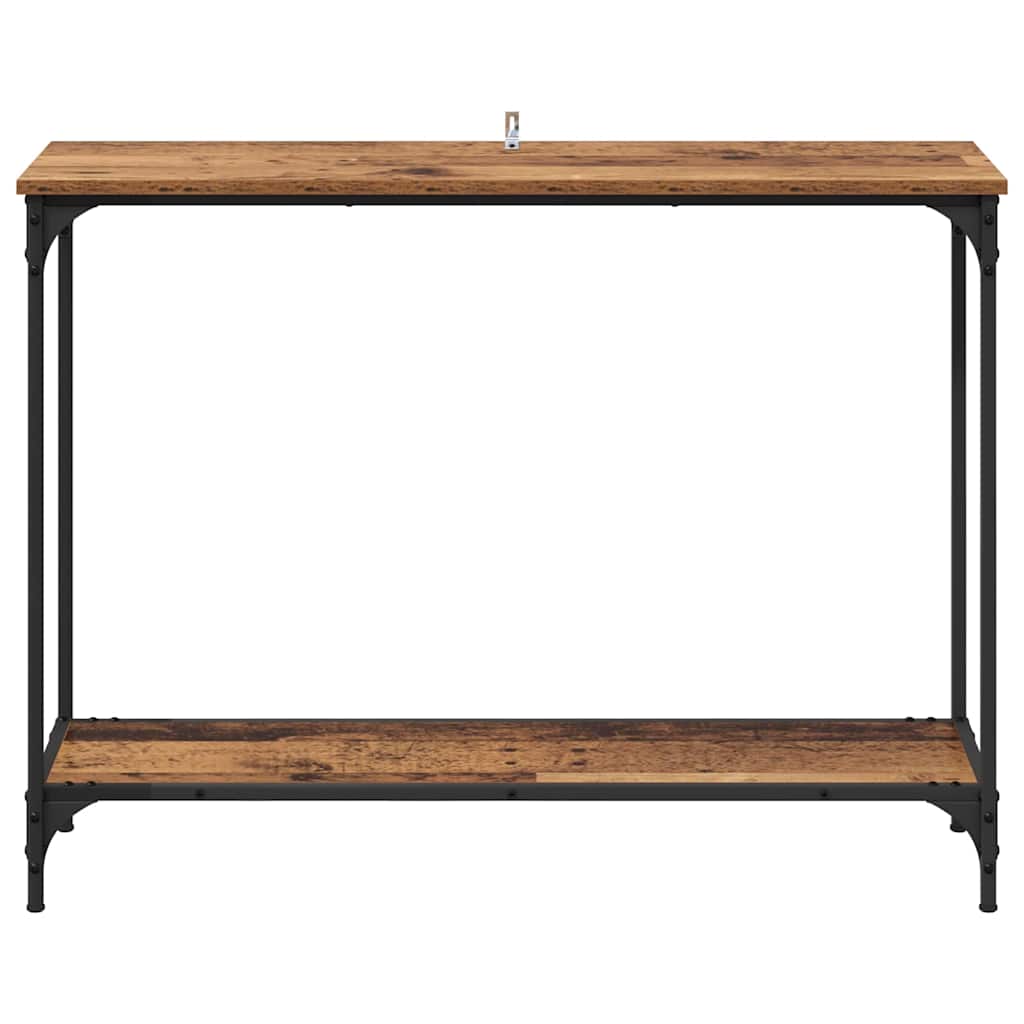 Masă de consolă Lemn vechi 101 x 30.5 x 75 cm Lemn compozit GartenMobel Dekor