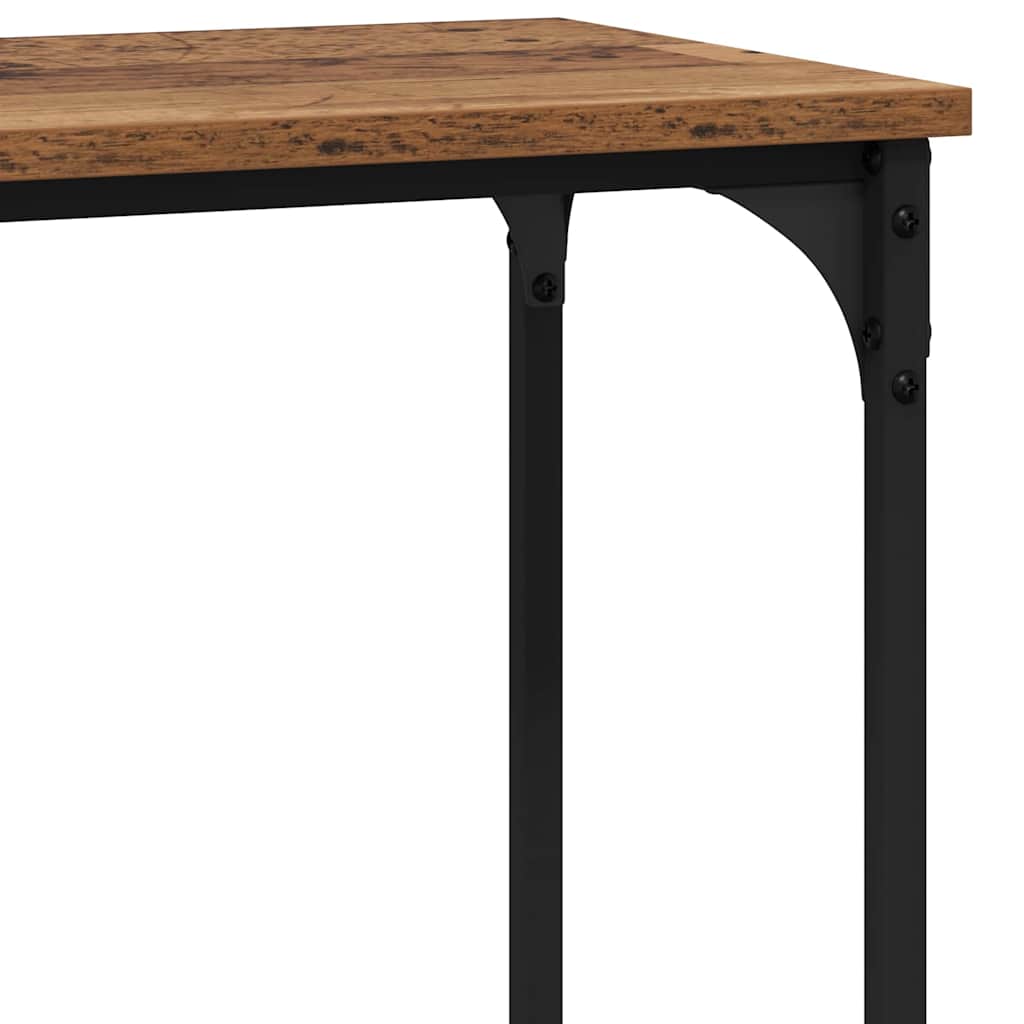 Masă de consolă Lemn vechi 101 x 30.5 x 75 cm Lemn compozit GartenMobel Dekor