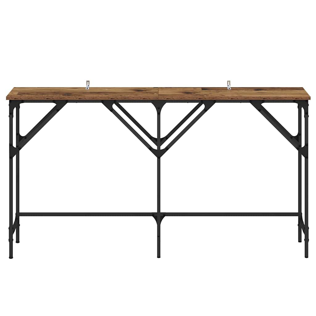 Masă de consolă Lemn vechi 140 x 29 x 75 cm Lemn compozit GartenMobel Dekor