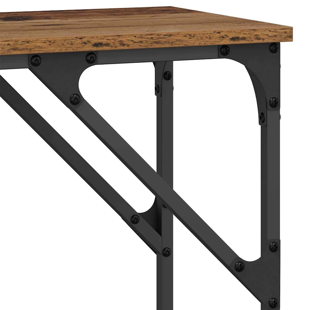 Masă de consolă Lemn vechi 140 x 29 x 75 cm Lemn compozit GartenMobel Dekor