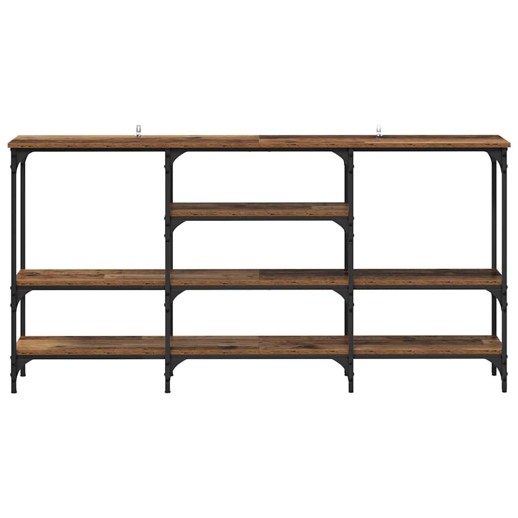 Masă de consolă Lemn vechi 160 x 29 x 80 cm Lemn compozit GartenMobel Dekor