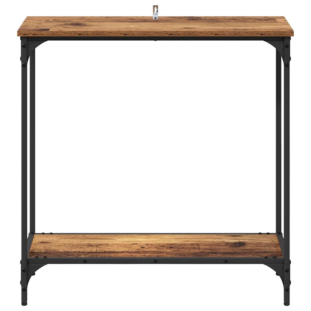 Masă de consolă Lemn vechi 75 x 30.5 x 75 cm Lemn compozit GartenMobel Dekor