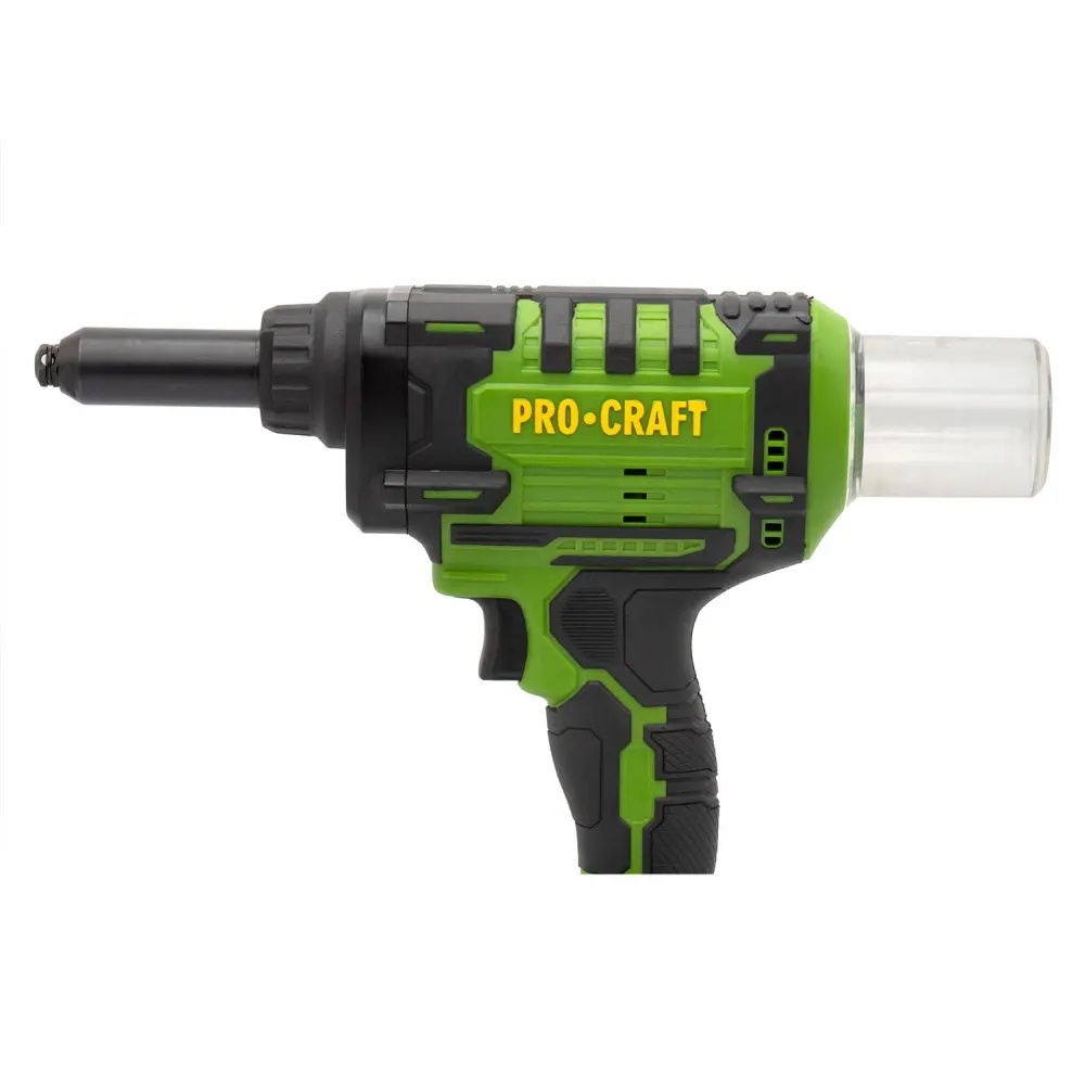 Masina de nituit nituri-pop cu 2 acumulatori 2 Ah si incarcator PROCRAFT PRG20 Innovative ReliableTools