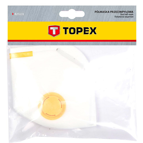 Masca de protectie cu valva FFP1 impotriva prafului, set/2 buc. TOPEX 82S132 HardWork ToolsRange