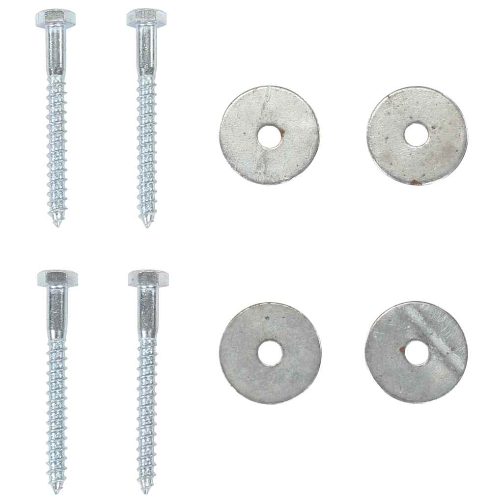 Ancore sol, 6 buc., 10 x 60 cm, metal galvanizat GartenMobel Dekor