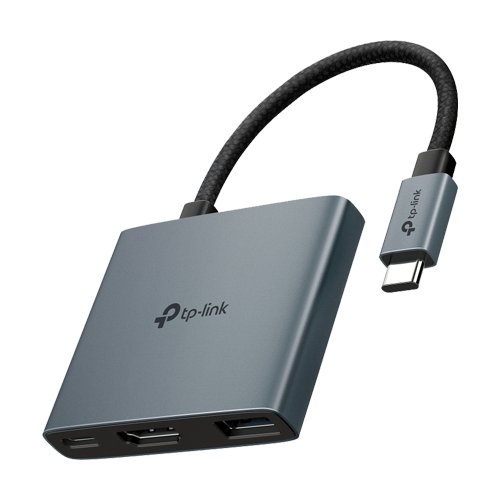 Hub USB-C 3-in-1, 1 x USB-C PD 100W, 1 x USB-A 5Gbps, 1 x HDMI 4K@60Hz - TP-Link UH3020C SafetyGuard Surveillance