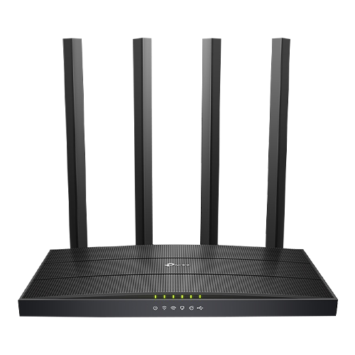 Router Wireless TP-Link Archer C6U AC1200 Dual-Band OneMesh Beamforming ArcherC6U SafetyGuard Surveillance