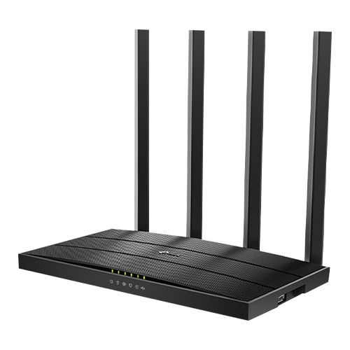 Router Wireless TP-Link Archer C6U AC1200 Dual-Band OneMesh Beamforming ArcherC6U SafetyGuard Surveillance