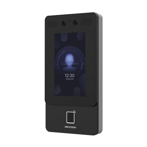 Terminal control acces TCP/IP cu Recunoastere faciala, Amprenta, Card Mifare, PIN, 2MP, WiFi, PoE - HIKVISION DS-K1T342MFWX-E1 SafetyGuard Surveillance