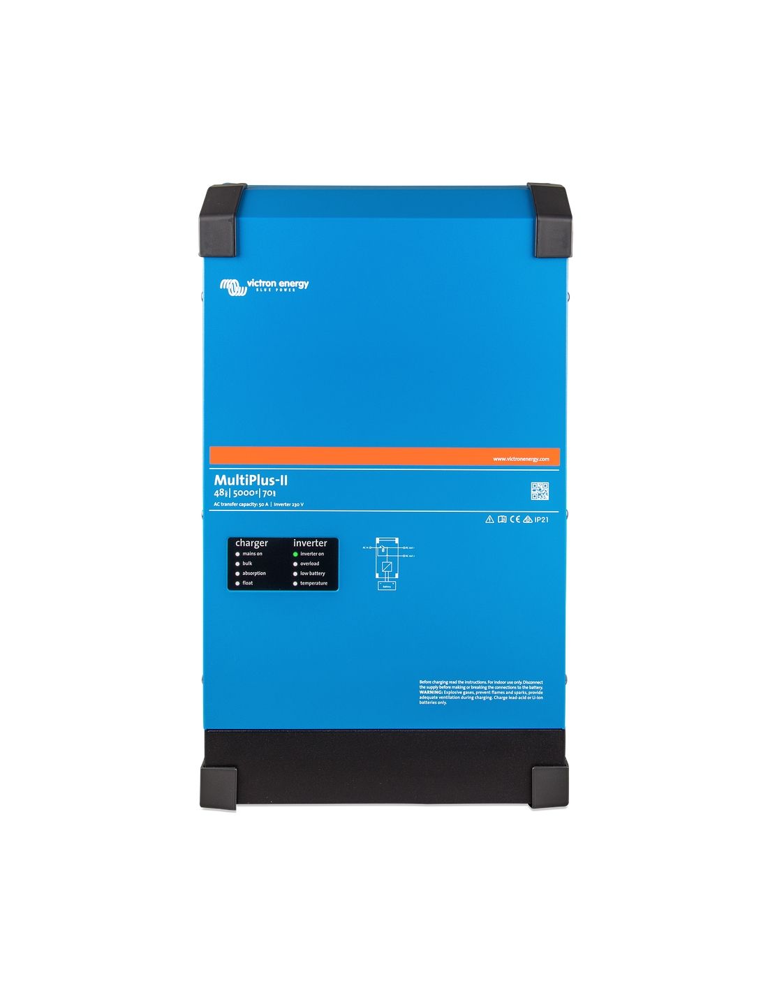 Invertor Hibrid monofazat Victron MultiPlus-II PMP482505010, 4 kW, 4000 W, încărcător SafetyGuard Surveillance