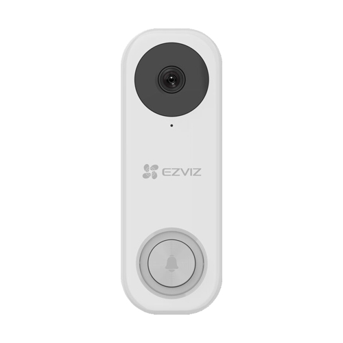 Kit sonerie video EZVIZ WiFi rezolutie 3k acumulator 5200mAh PIR detectie miscare unghi vizualizare ultra-larg SDcard - CS-DB2-Pro-3K SafetyGuard Surveillance