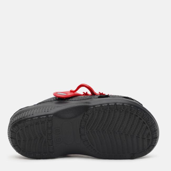 Papuci/saboti, clogs, pentru copii, spuma EVA, negru si rosu, marimea 22, Jose Amorales GartenVIP DiyLine