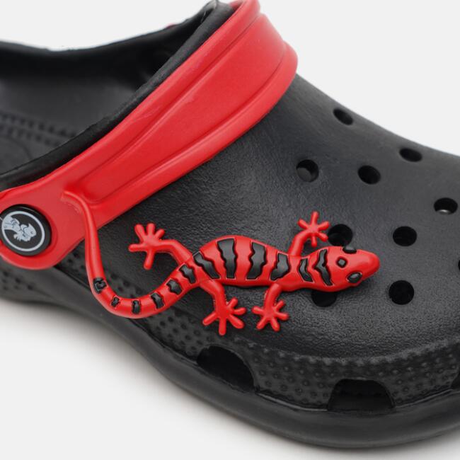 Papuci/saboti, clogs, pentru copii, spuma EVA, negru si rosu, marimea 24, Jose Amorales GartenVIP DiyLine