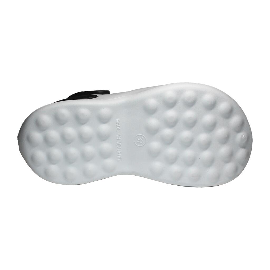 Papuci/saboti, clogs, pentru femei, spuma EVA, alb si negru, marimea 38, Jose Amorales GartenVIP DiyLine