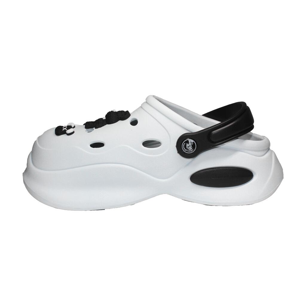 Papuci/saboti, clogs, pentru femei, spuma EVA, alb si negru, marimea 40, Jose Amorales GartenVIP DiyLine