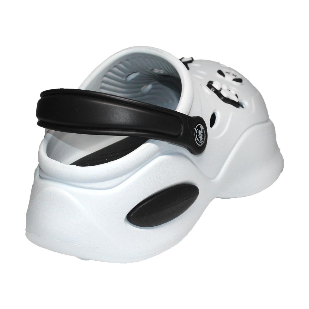 Papuci/saboti, clogs, pentru femei, spuma EVA, alb si negru, marimea 41, Jose Amorales GartenVIP DiyLine