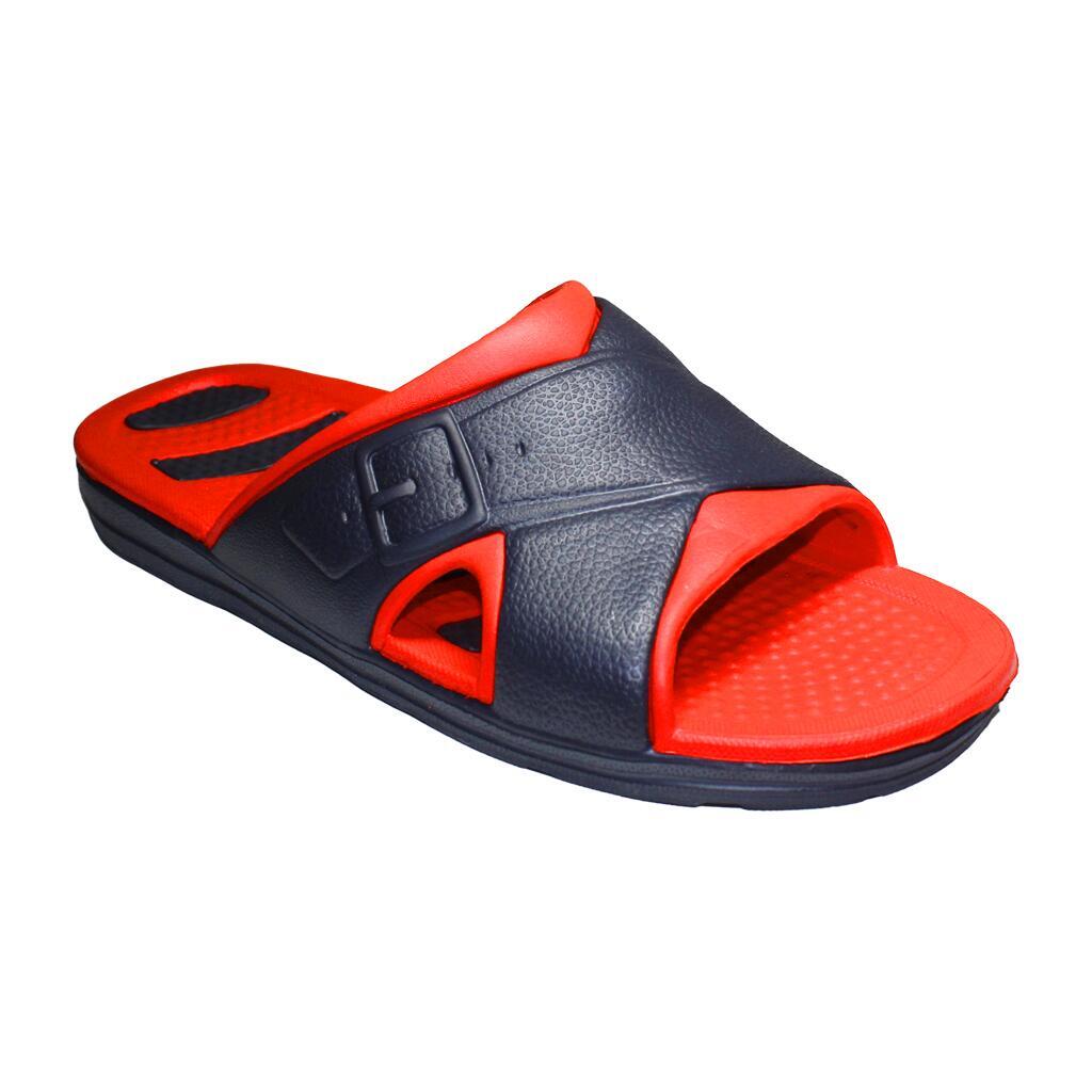 Papuci/slapi pentru barbati, spuma EVA, rosu si albastru inchis, marimea 42, Jose Amorales GartenVIP DiyLine