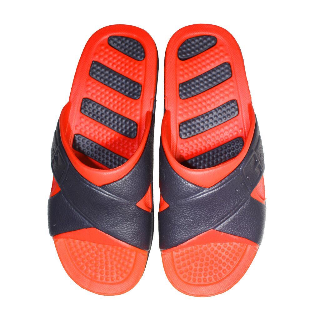 Papuci/slapi pentru barbati, spuma EVA, rosu si albastru inchis, marimea 42, Jose Amorales GartenVIP DiyLine