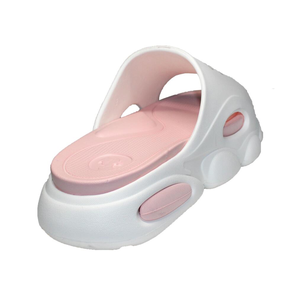 Papuci/slapi pentru femei, spuma EVA, alb si roz, marimea 41, Jose Amorales GartenVIP DiyLine