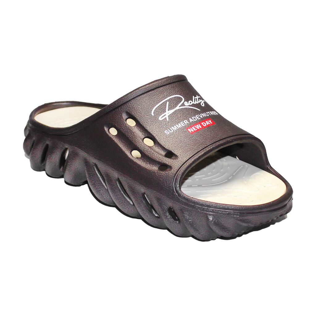 Papuci/slapi pentru femei, spuma EVA, maro si bej, marimea 36, Jose Amorales GartenVIP DiyLine