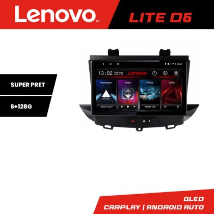 Navigatie Opel Grandland X Crossland X 2016-2020 Lenovo QLED Octa core 6+128 DSP Wifi 5Ghz Android radio gps internet Kit-+LITE-9-6+128 CarStore Technology