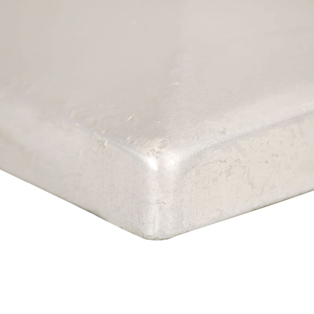 Capace stâlpi de gard piramidă 6 buc. metal galvanizat 71x71 mm GartenMobel Dekor