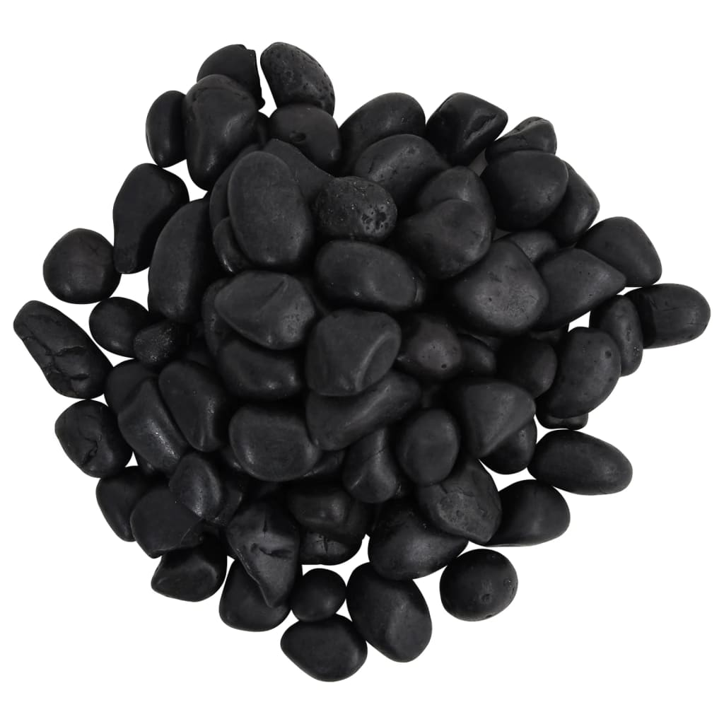 Pietricele lustruite, 25 kg, negru, 2-5 cm GartenMobel Dekor