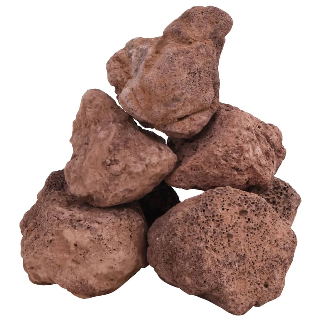 Roci vulcanice, 25 kg, roșu, 10-30 cm GartenMobel Dekor