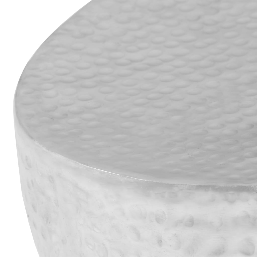 Măsuță cafea, argintiu, 100x50x28 cm aluminiu bătut la ciocan GartenMobel Dekor