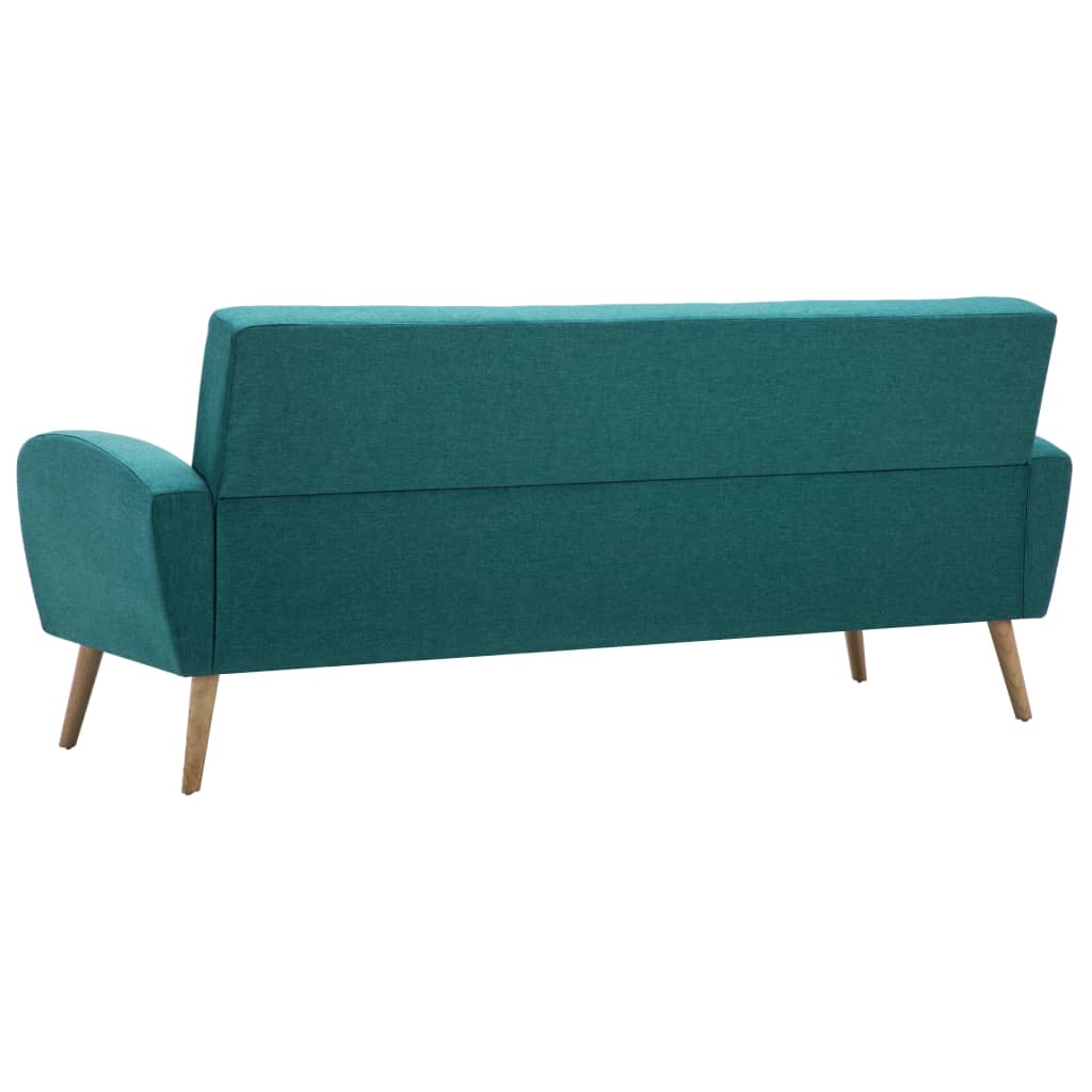Canapea de 3 persoane, material textil, verde  GartenMobel Dekor