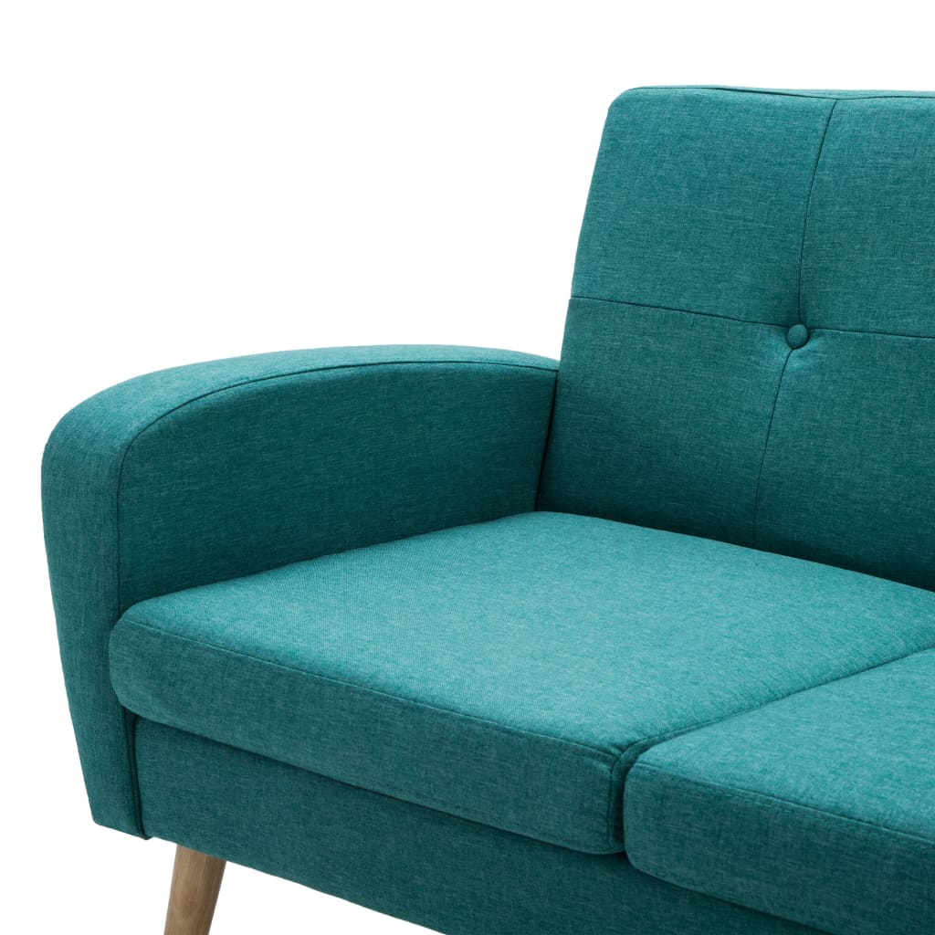 Canapea de 3 persoane, material textil, verde  GartenMobel Dekor