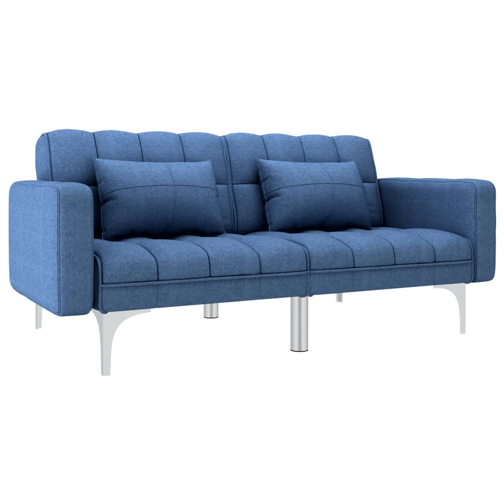 Canapea extensibilă, albastru, material textil GartenMobel Dekor
