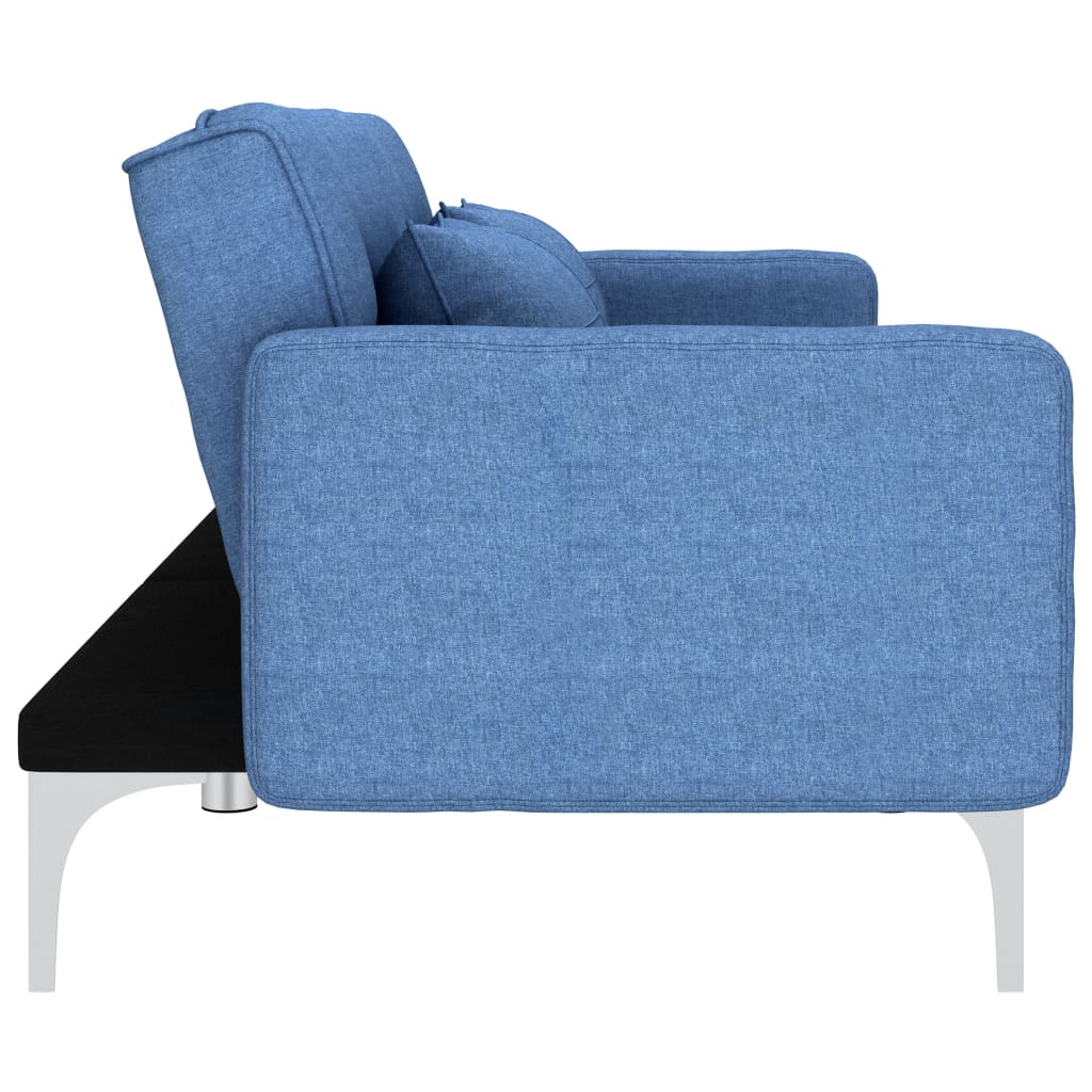Canapea extensibilă, albastru, material textil GartenMobel Dekor