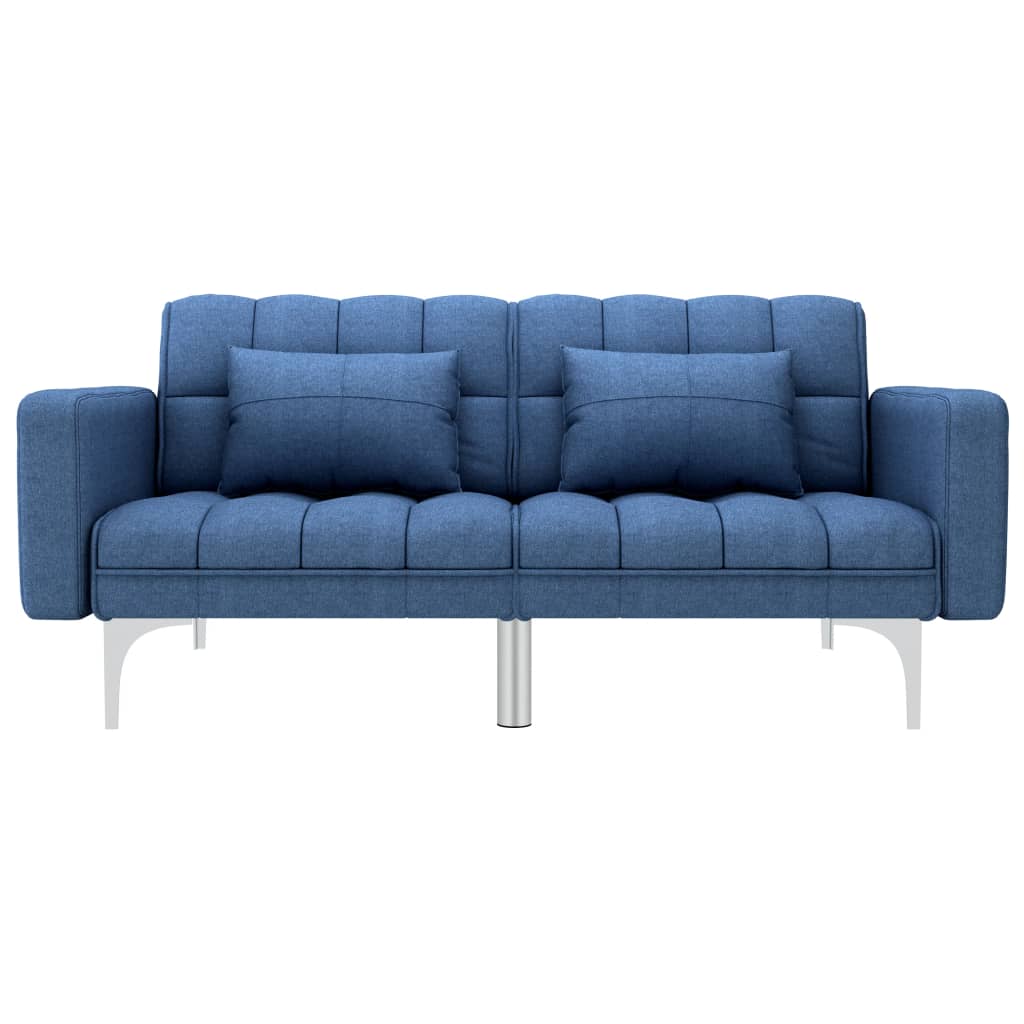 Canapea extensibilă, albastru, material textil GartenMobel Dekor