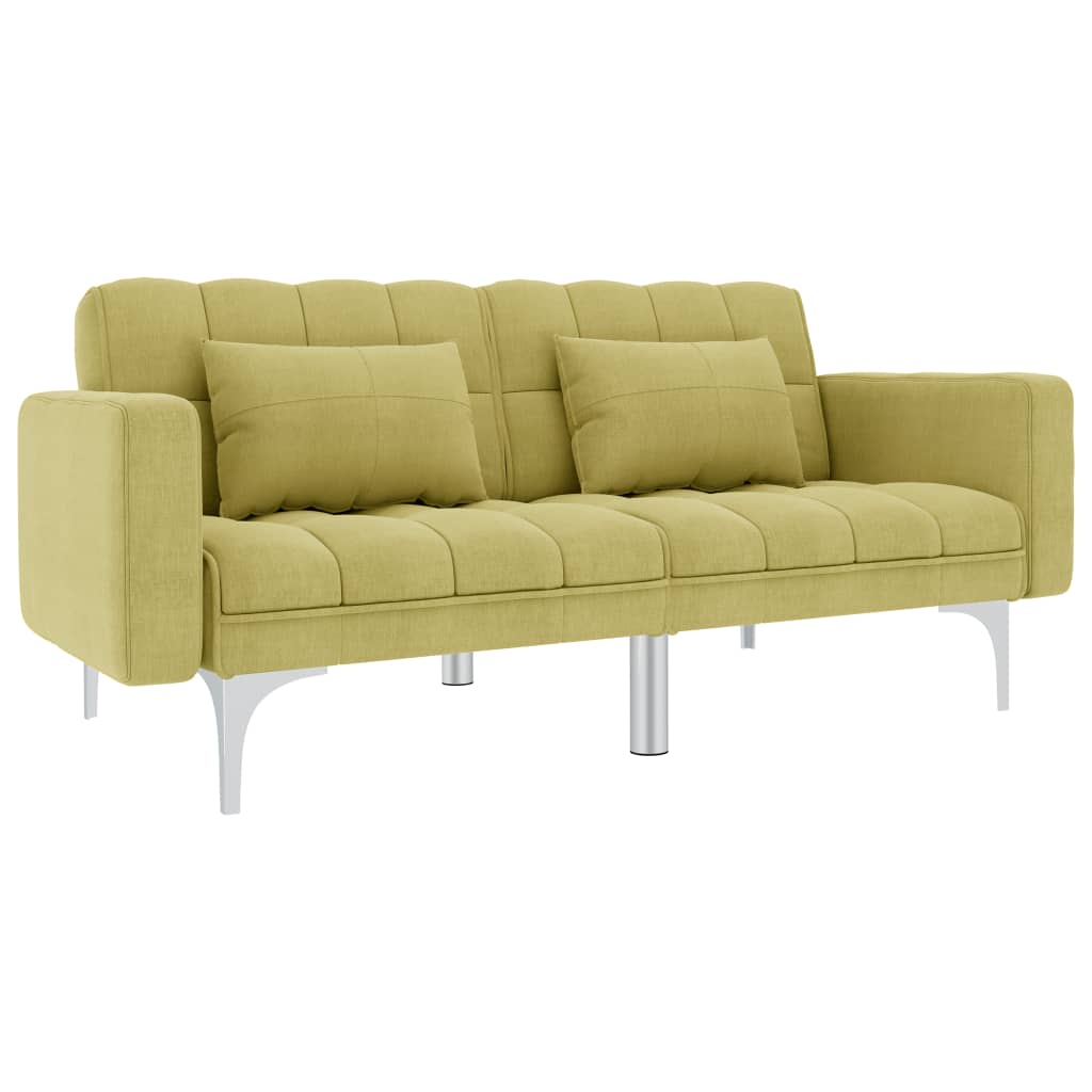 Canapea extensibilă, verde, material textil GartenMobel Dekor