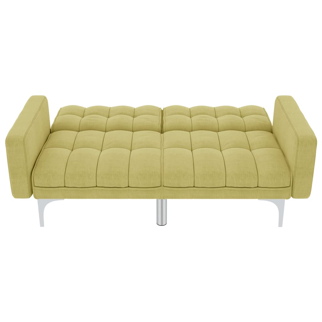 Canapea extensibilă, verde, material textil GartenMobel Dekor