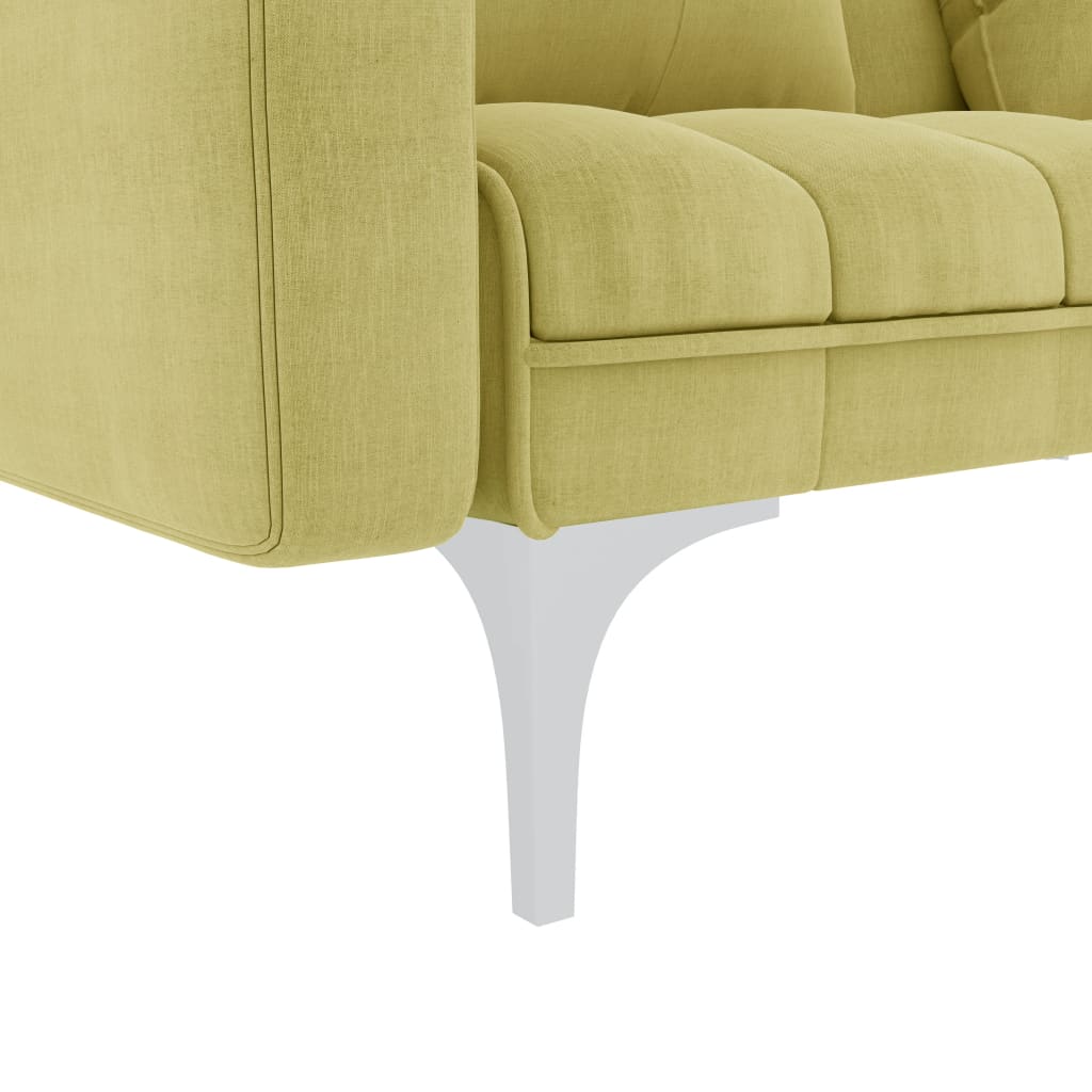 Canapea extensibilă, verde, material textil GartenMobel Dekor