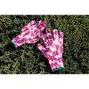 Manusi de gradina model floral, marimea 9