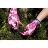 Manusi de gradina model floral, marimea 7
