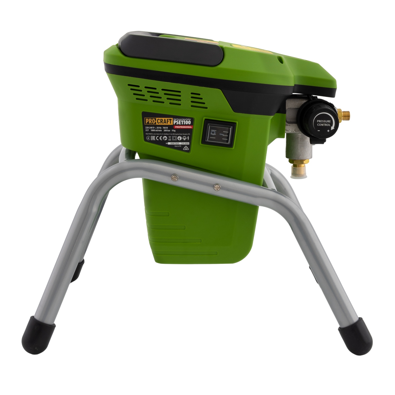 Aparat de vopsit Procraft PSE1100, statie cu turbina 700W, 200 bari, Universal Innovative ReliableTools