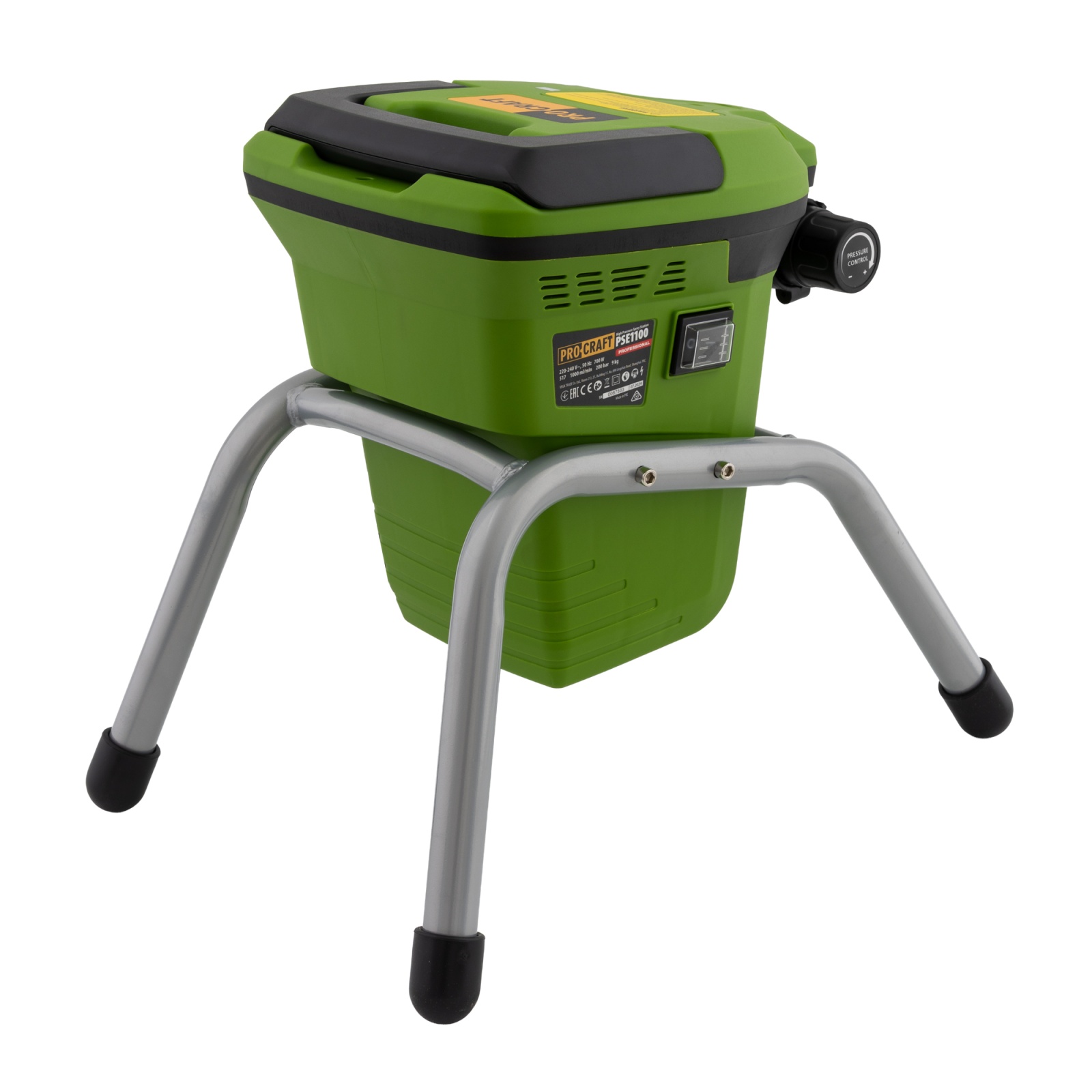 Aparat de vopsit Procraft PSE1100, statie cu turbina 700W, 200 bari, Universal Innovative ReliableTools