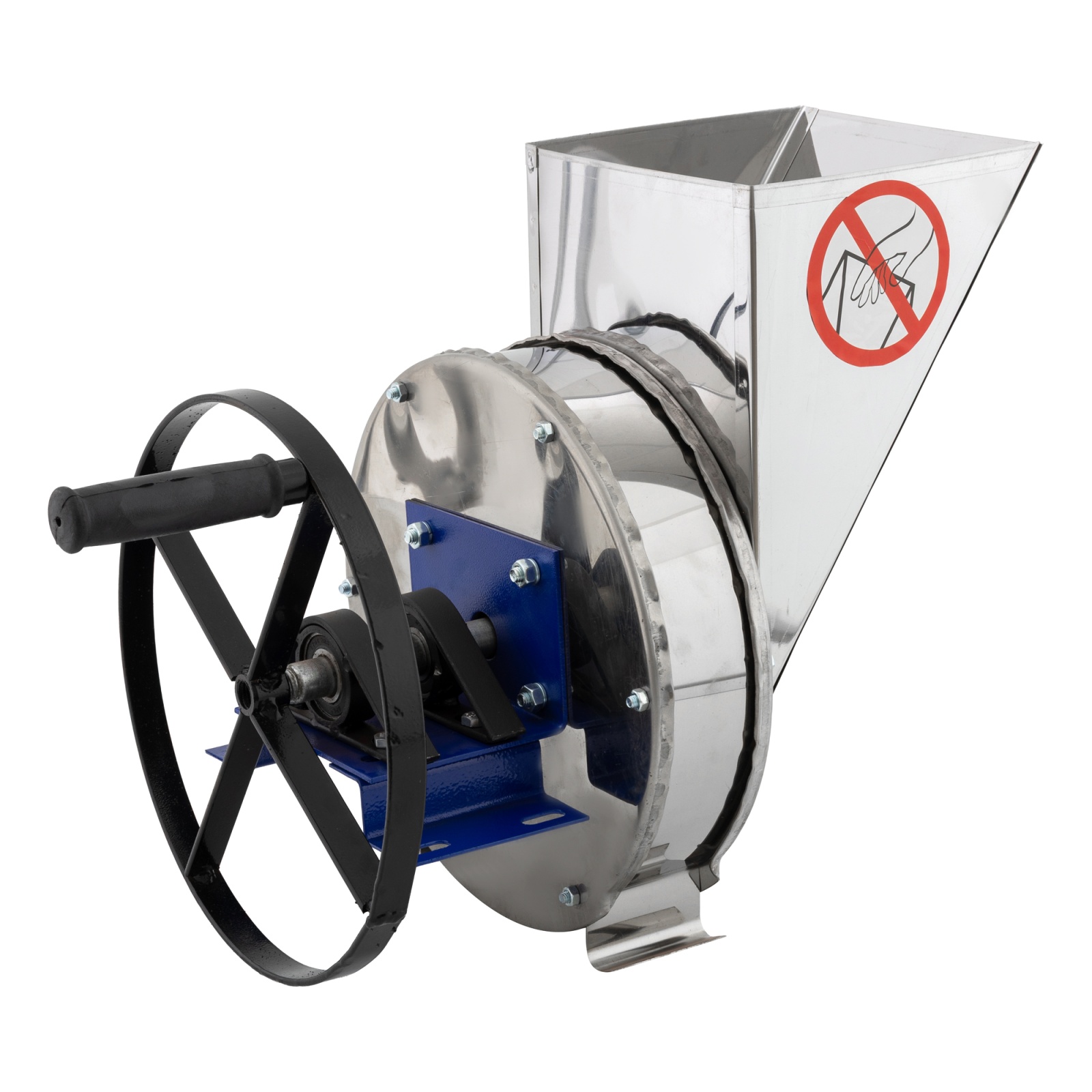 Razatoare fructe manuala, fulie atasare motor, Complet Inox Vinita, 200 kg/h Innovative ReliableTools