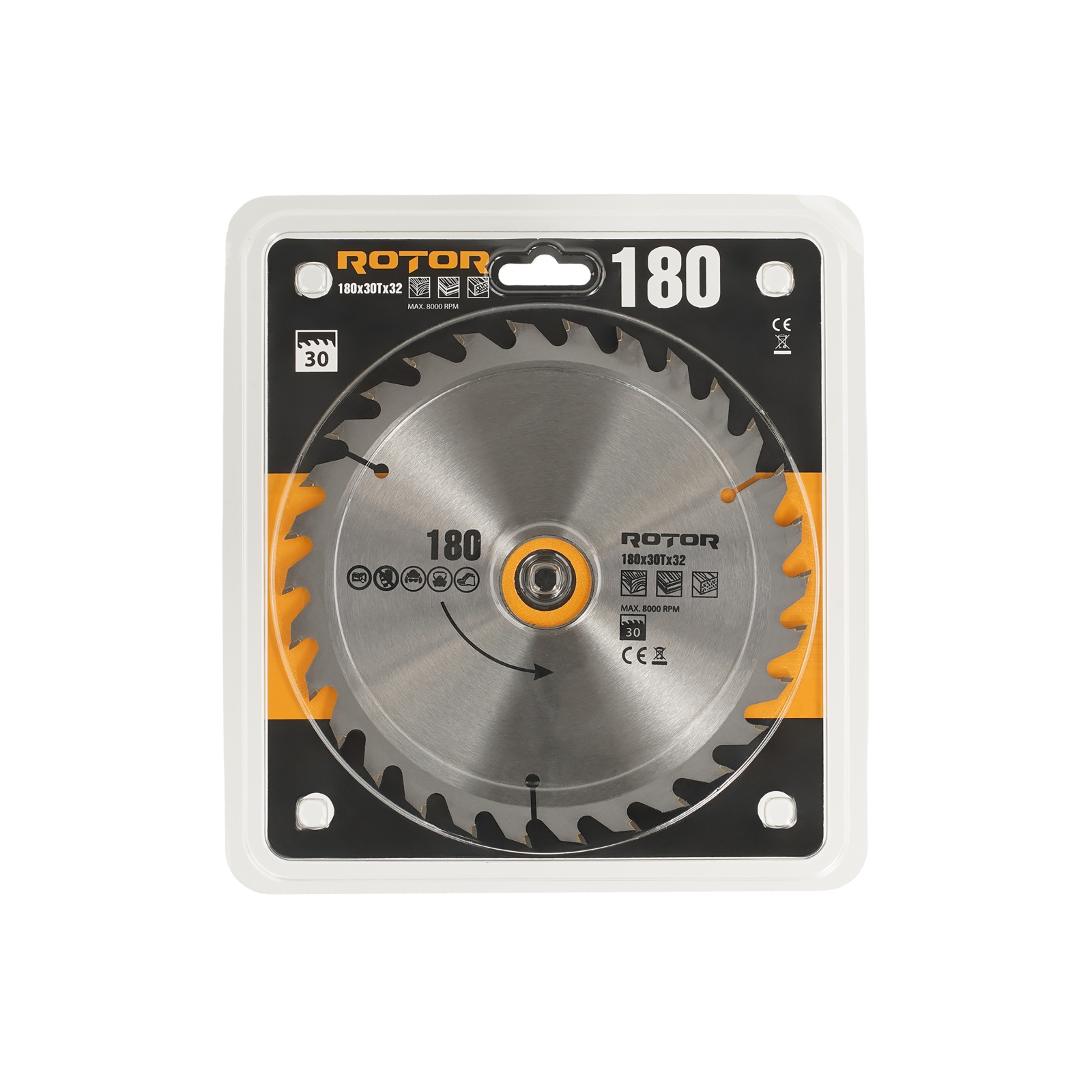 180X32 30T disc de taiat lemnul ROTOR Innovative ReliableTools