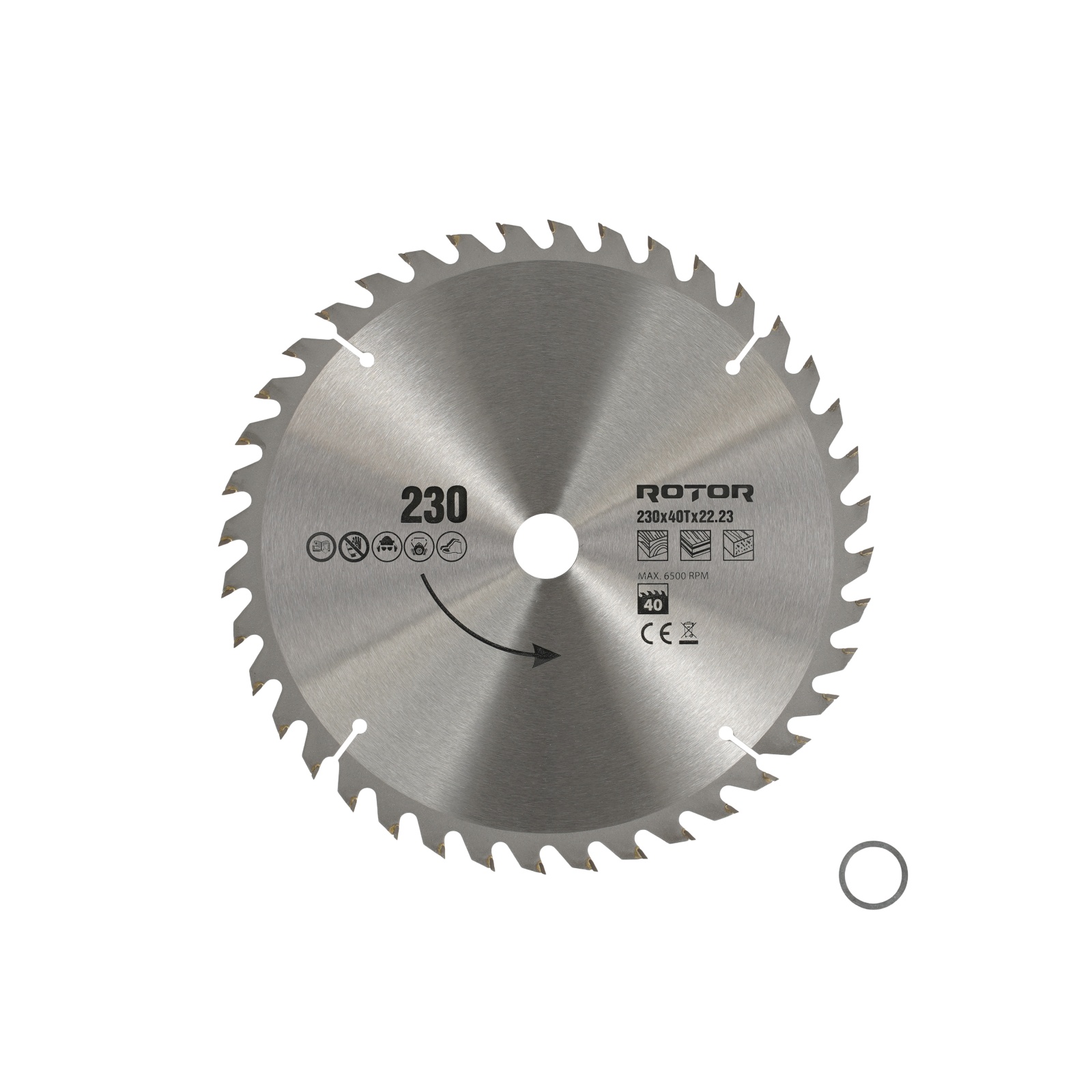 230X22.23 40T disc de taiat lemnul ROTOR Innovative ReliableTools