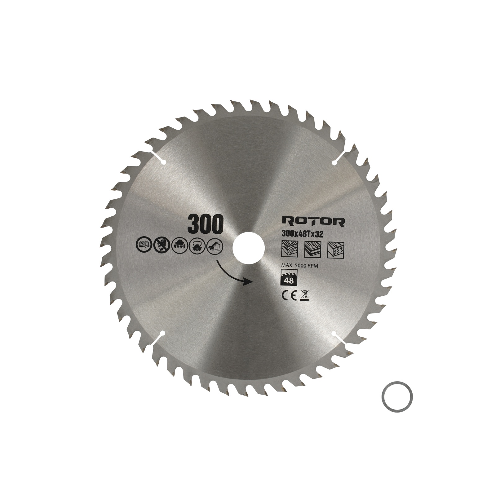 300X32 48T disc de taiat lemnul ROTOR Innovative ReliableTools